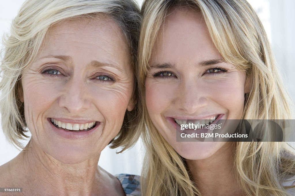 Mother and daughter, portrait