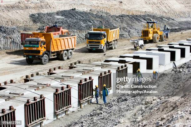 Construction Site, LAGOONS Dubai, United Arab Emirates, April 2007, Launched in April 2006, The Lagoons is a 21 million m2 waterfront project with an...