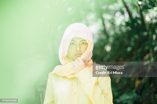 Young woman wearing hijab
