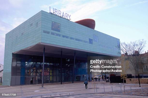 Peckham Library, London, United Kingdom, Designed by Will Alsop,.