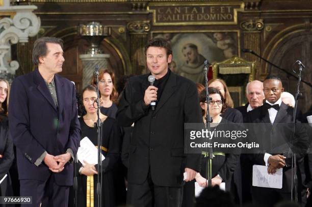 In this Filephoto taken in Rome on November 10, 2009 at the Ara Coeli Basilica , Chinedu Ehiem Thomas , a Nigerian singer of the Cappella Giulia...