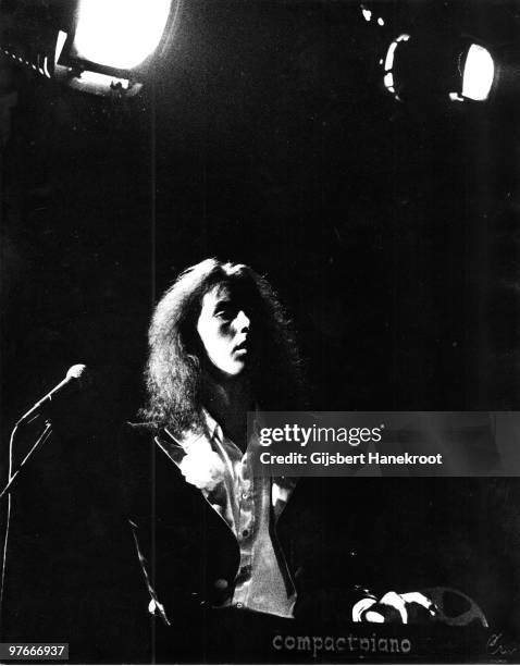 Eddie Jobson from Roxy Music performs live on stage at Concertgebouw in Amsterdam, Netherlands on May 26 1973