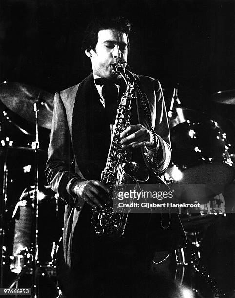 Andy Mackay from Roxy Music performs live on stage at Concertgebouw in Amsterdam, Netherlands on May 26 1973
