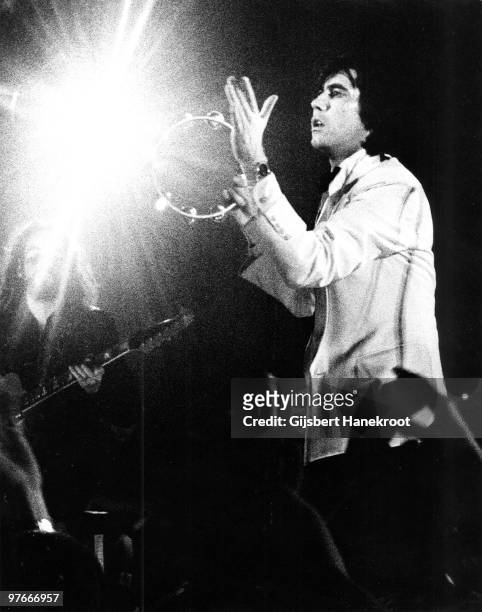 Phil Manzanera and Bryan Ferry from Roxy Music perform live on stage at Concertgebouw in Amsterdam, Netherlands on May 26 1973