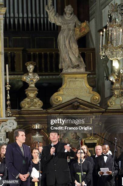 In this Filephoto taken in Rome on November 10, 2009 at the Ara Coeli Basilica , Chinedu Ehiem Thomas , a Nigerian singer of the Cappella Giulia...