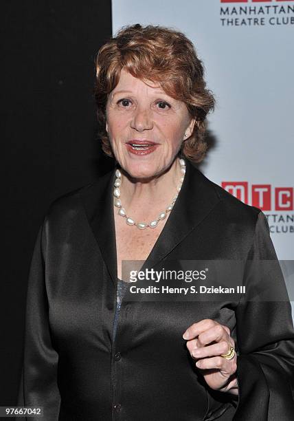 Actress Linda Lavin attends the "Collected Stories" photo call at the Manhattan Theatre Club Rehearsal Studios on March 12, 2010 in New York City.