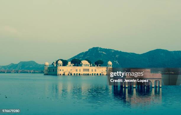 jal mahal - jal mahal stock pictures, royalty-free photos & images