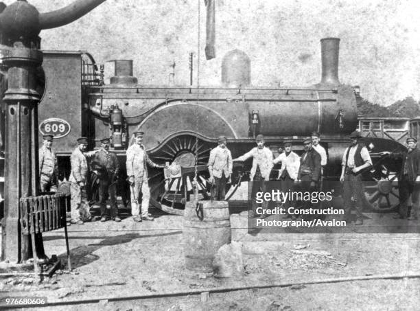 Massey Bromley GER 4-2-2 of 1879. Ten of these were built by Dubs and Co followed by ten more from Kitson in 1881/2.