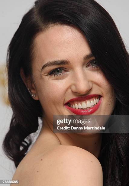 Katie McGrath attends the EA British Academy Children's Awards 2009 at London Hilton on November 29, 2009 in London, England.