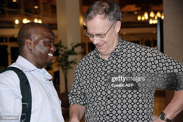 Swede Lars Lagerback, pictured on February 27, 2020 in Abuja, has been named as Nigeria's coach on a five-month contract through until the World Cup...