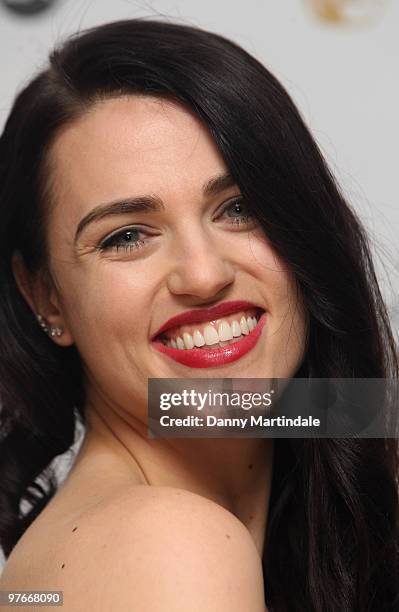 Katie McGrath attends the EA British Academy Children's Awards 2009 at London Hilton on November 29, 2009 in London, England.