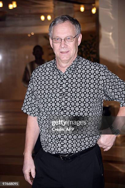 Swede Lars Lagerback, pictured on February 27, 2020 in Abuja, has been named as Nigeria's coach on a five-month contract through until the World Cup...