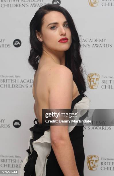 Katie McGrath attends the EA British Academy Children's Awards 2009 at London Hilton on November 29, 2009 in London, England.