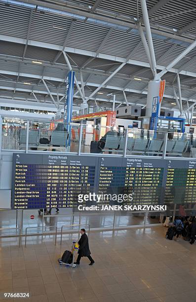 Warsaw's Fryderyk Chopin airport on March 11, 2010. Warsaw Frédéric Chopin Airport is an international airport located in the Okecie district of...
