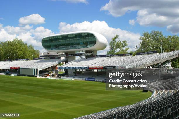 Media centre at Lords Cricket Ground, London, United Kingdom,.