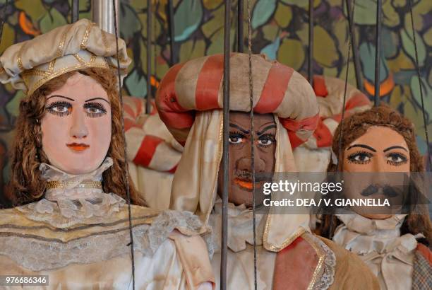 Sicilian puppets , Etna, Sicily, Italy.