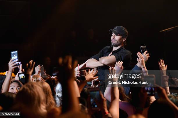Enrique Iglesias performs at 103.5 KTU's KTUphoria on June 16, 2018 in Wantagh City.