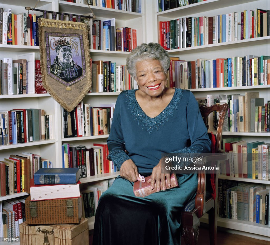 Maya Angelou, Oprah at Home, April 1, 2008