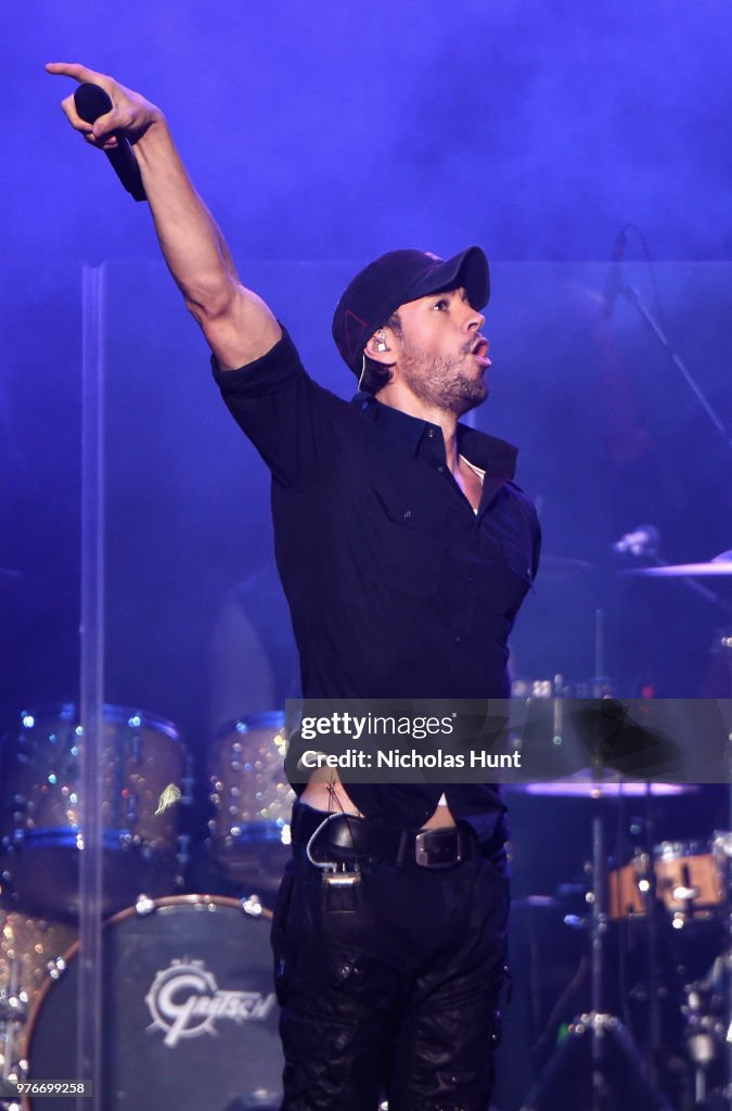 Enrique Iglesias performs at 103.5 KTU's KTUphoria on June 16, 2018