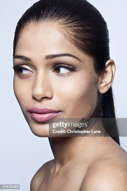 Freida Freida Pinto Portrait Session Photos and Premium High Res Pictures ...