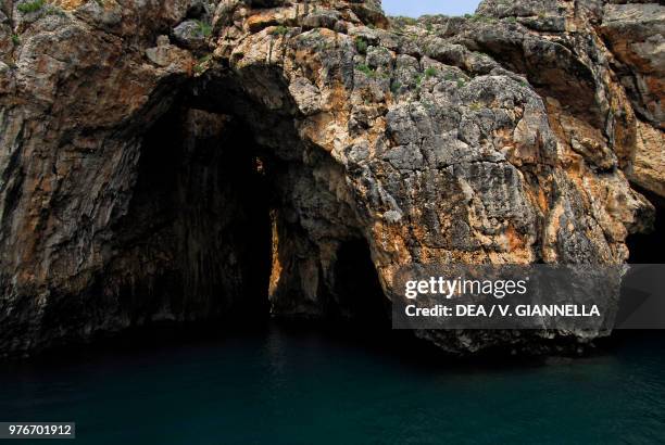 Grotta delle Vore , between Santa Maria di Leuca and Gagliano del Capo, Apulia, Italy.