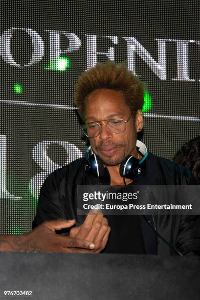 Gary Dourdan attends 'Lumieres' summer opening party in Olivia Valere disco on June 16, 2018 in Marbella, Spain.