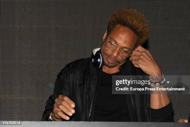 Gary Dourdan attends 'Lumieres' summer opening party in Olivia Valere disco on June 16, 2018 in Marbella, Spain.