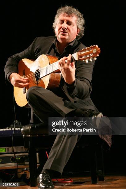 Eduardo Niebla of the Eduardo Niebla Experience performs at the Queen Elizabeth Hall on March 12, 2010 in London, England.