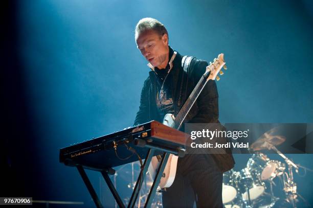 Gary Kemp of Spandau Ballet performs at the Palau Olimpic on March 12, 2010 in Badalona, Spain.