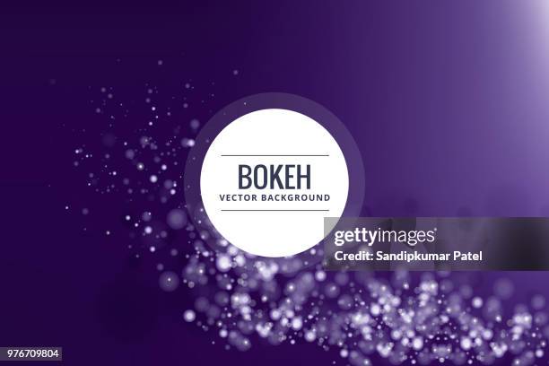 bokeh and blur vector abstract background - violet background stock illustrations