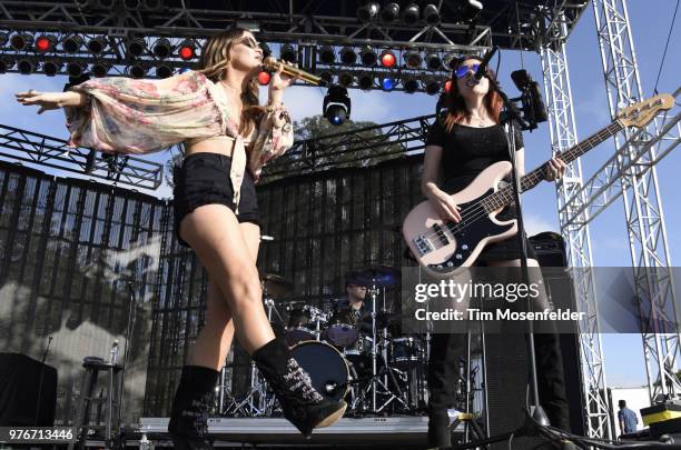 Maren Morris performs during the 2018 Country Summer Music Festival at Sonoma County Fairgrounds on June 16, 2018 in Santa Rosa, California.