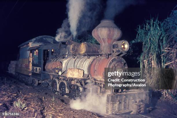 Adventures at Ma Ao Sugar Central on the Philippine island of Negros with No 5 a former Bacolod and Murcia Alco 2-6-0 Mogul at work in November 1974.