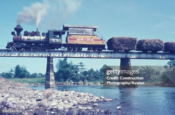 Adventures at Ma Ao Sugar Central on the Philippine island of Negros with No 5 a former Bacolod and Murcia Alco 2-6-0 Mogul at work in November 1974.