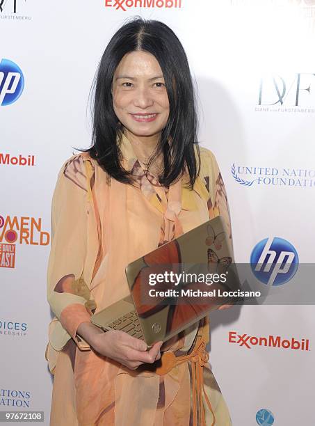 Designer Vivienne Tam attends the "Women In The World: Stories and Solutions" global summit at Hudson Theatre on March 12, 2010 in New York City.