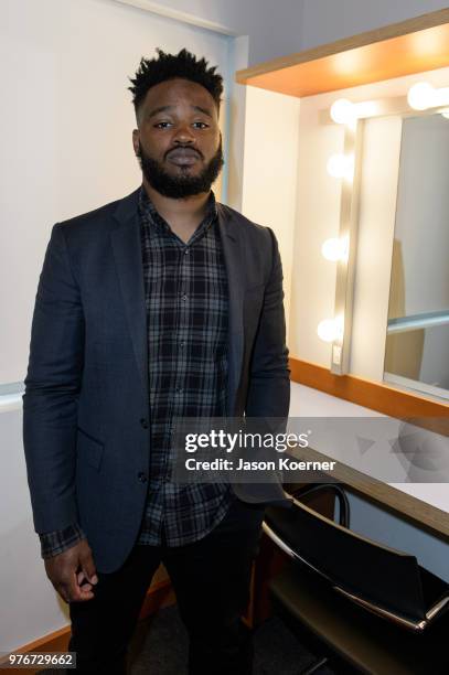 Ryan Coogler poses for a portrait backstage during ABFF Talks : A Conversation with Ryan Coogler at the New World Symphony Center during the 22nd...