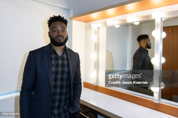Ryan Coogler poses for a portrait backstage during ABFF Talks : A Conversation with Ryan Coogler at the New World Symphony Center during the 22nd...