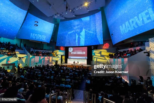 General view during ABFF Talks : A Conversation with Ryan Coogler at the New World Center during the 22nd Annual American Black Film Festival on June...