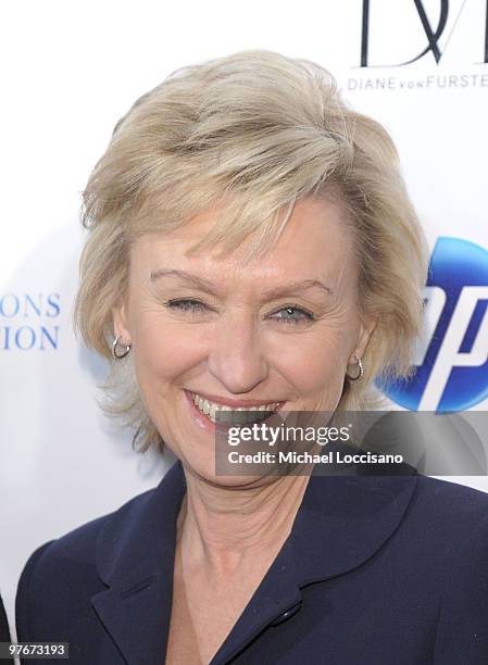 Event co-host and founder and editor-in-chief of The Daily Beast Tina Brown attends the "Women In The World: Stories and Solutions" global summit at...