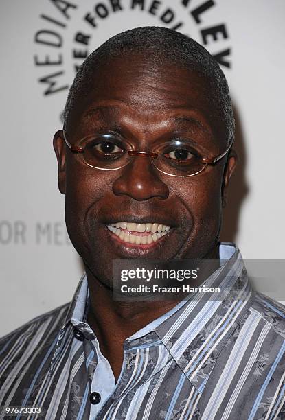 Actor Andre Braugher attends the 27th Annual PaleyFest Presents ''Men Of A Certain Age'' at the Saban Theatre on March 12, 2010 in Beverly Hills,...