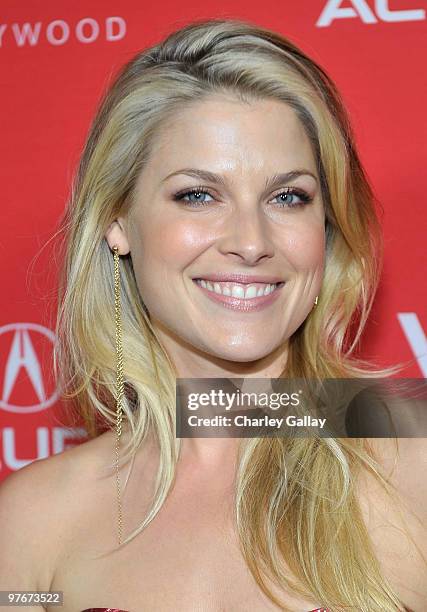 Actress Ali Larter attends the Acura ZDX Redefines Next with seven-city pop-up exhibition tour event presented by Niche Media's Los Angeles...