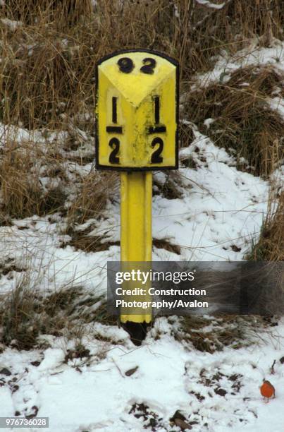 The 92 1/2 milepost at Newton Harcourt on the Midland Main Line is 92 1/2 miles north of St Pancras and next to the famous Milepost 92 1/2 studios....