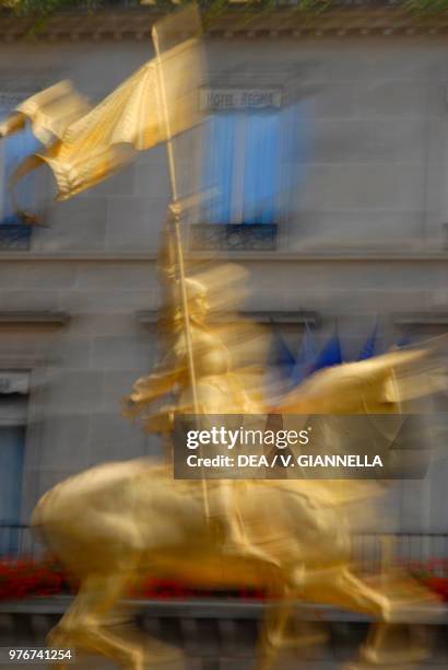 Monument to Joan of Arc by Emmanuel Fremiet, Place des Pyramides, Paris, France.
