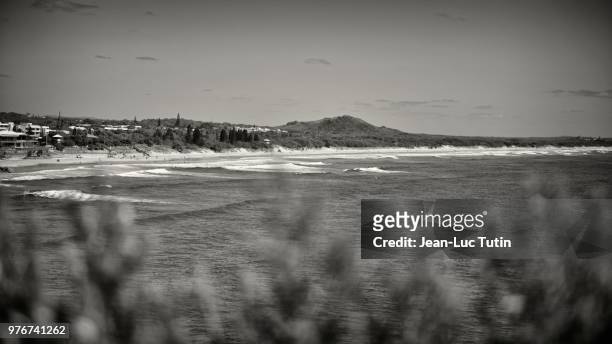 coolum beach - coolum beach stock pictures, royalty-free photos & images