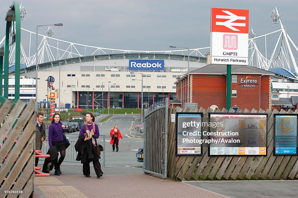 The Reebok stadium is the home of Bolton Wanderers Football Club and the siting of a Park and ride facility at the site provides custom for the Manchester - Blackpool services that call at the station. The services are operated by First North Western on