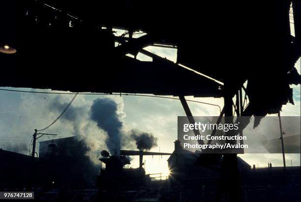 This historic picture was made at Doxfords Shipyard on the river Wear in Sunderland in December 1970 during the final weeks of their working life. It...