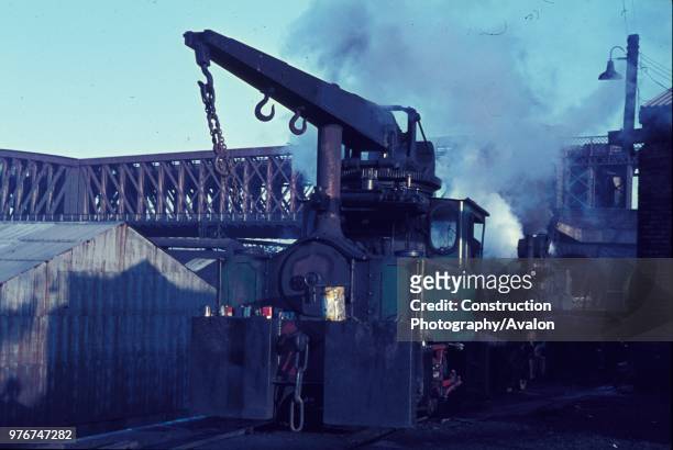 This historic picture was made at Doxfords Shipyard on the river Wear in Sunderland in December 1970 during the final weeks of their working life. It...