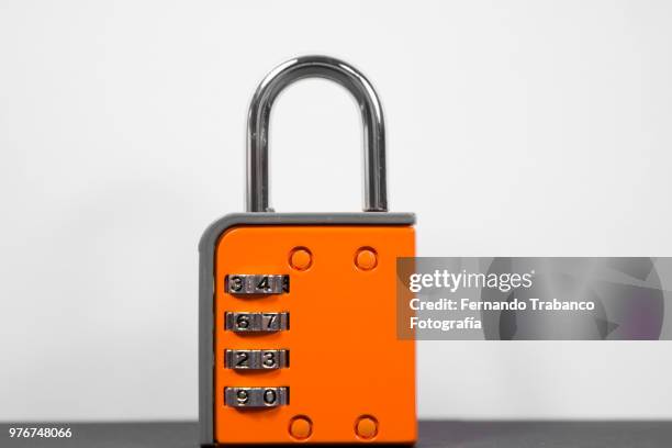 padlock - combination lock stock pictures, royalty-free photos & images