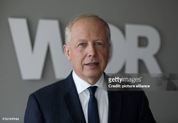 April 2018, Germany, Cologne: Tom Buhrow, the chairman of the German public-broadcasting institution Westdeutscher Rundfunk . Photo: Oliver Berg/dpa