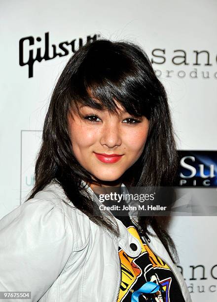 Actress Fivel Stewart attends the "Unity For Peace" Benefit Concert at the House Of Blues on March 12, 2010 in Los Angeles, California.