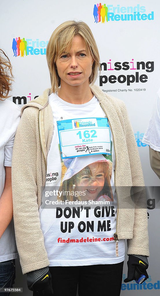 Miles For Missing People - Photocall